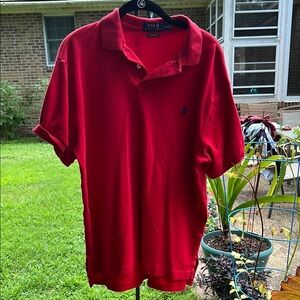 Polo by Ralph Lauren Men's Classic Red Polo Shirt